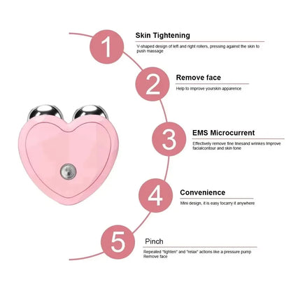EMS Facial Lifting Device, Microcurrent Massager, Firming and Anti-Wrinkle, Rechargeable.