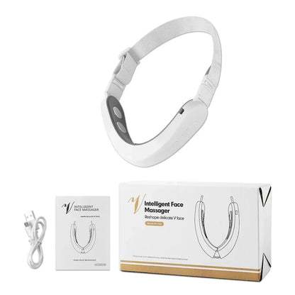Electric V-face Face Lift Device  LED Photon Therapy Microcurrent Skin Tightening Double Chin Remover EMS Face Slimming Massager